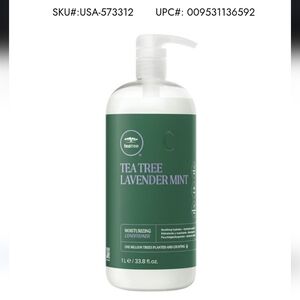 Lavender Mint Moisturizing Conditioner - Green Bottle 33.8 Oz Larger Sized